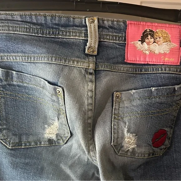 Fiorucci vintage angel and lips jeans - Picture 4 of 7